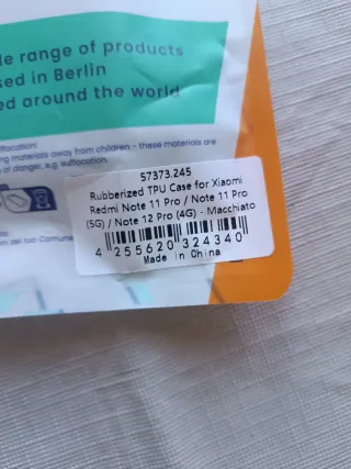 Cover protettiva Redmi Note 11 Pro. Color Macchiato