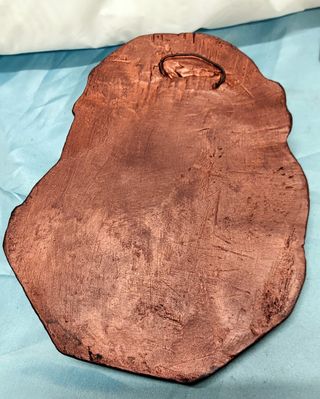 Icona Volto Gesù Resina Brunita