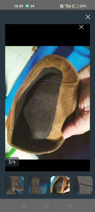 Botas ante marrones talla 39