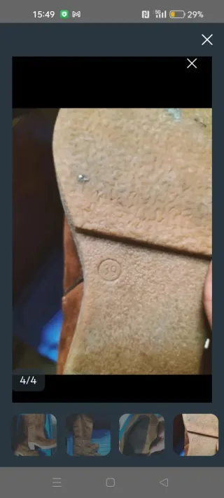 Botas ante marrones talla 39