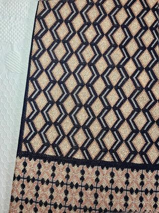 Pantalón Zara Knit jacquard geométrico...