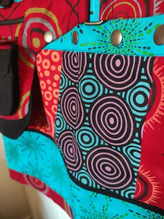 Falda hippie étnica talla ajustable