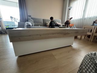 Mueble TV y vitrina modular