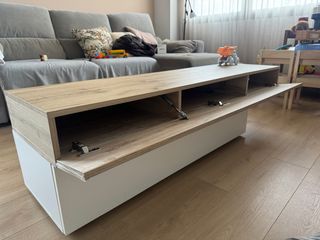 Mueble TV y vitrina modular