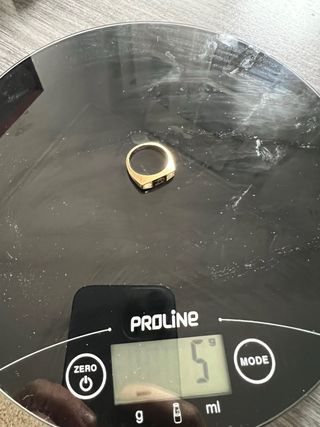 Anillo Oro Diamantes VC Negro