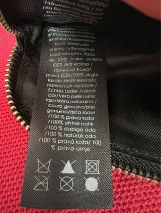 Neceser de piel pequeño