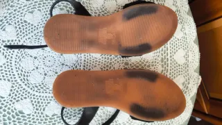 Sandalias Moleca Negras Talla 39