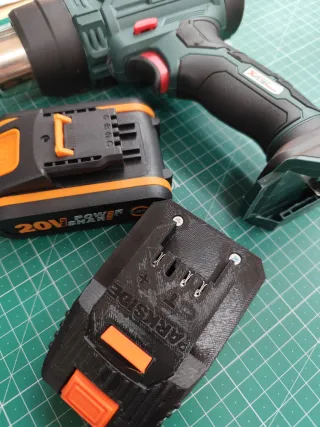 Adaptadores Parkside X20V<> Worx