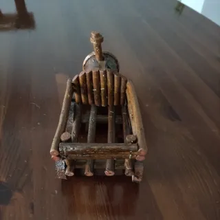 Trenino in legno artigianale