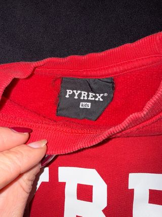 Felpa Pyrex Bimbo XS Rossa