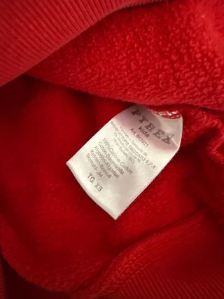 Felpa Pyrex Bimbo XS Rossa