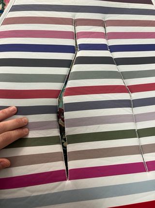 Colchoneta universal silla paseo rayas