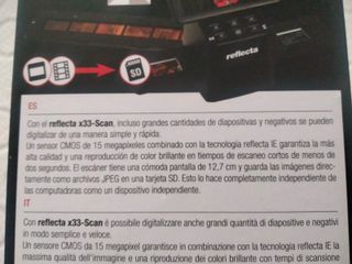 Reflecta x33-Scan Escáner Diapositivas/Film