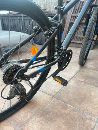 Bicicleta Rockrider Grigia