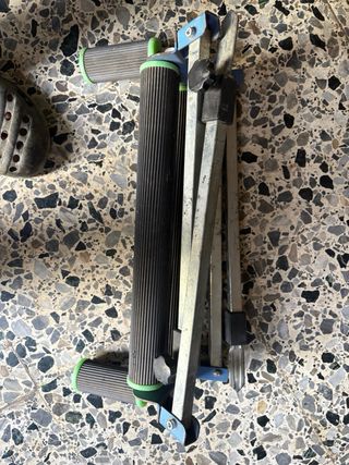 Trípode de pesca con rodillos