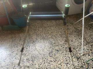 Trípode de pesca con rodillos