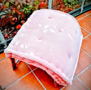 Sofá de Palets con Cojines y puff