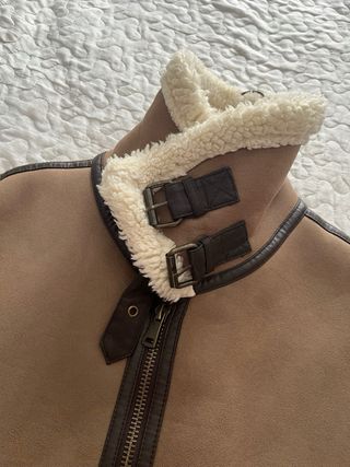 Chaleco Borrego Zara Talla S