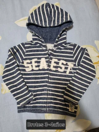 Chaqueta Brotes 3-4 años rayas