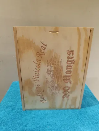 Caja de Madera Bodegas Vinícola Real 200 Monges