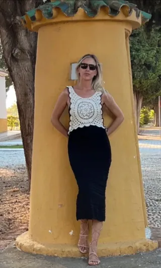 Vestido Crochet Zara Talla M