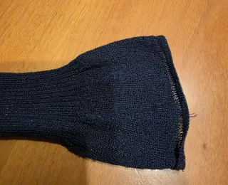 Vestito blu maglia donna