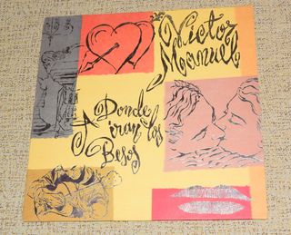 Tres discos de vinilo LP de Víctor Manuel