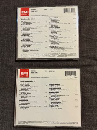 2 CDs Clásicos del Año - Grandes Éxitos