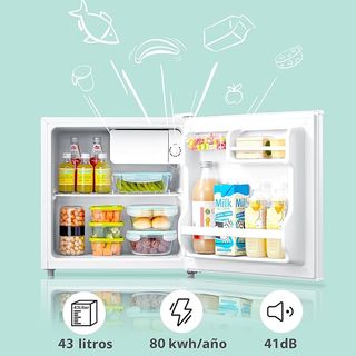 COMFEE' RCD50WH2(E) Mini Frigorífico Bar, Pequeño