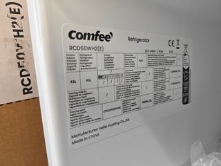 COMFEE' RCD50WH2(E) Mini Frigorífico Bar, Pequeño