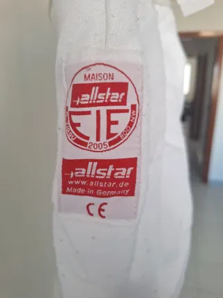 Pantalón esgrima blanco