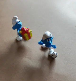 Lote de figuras de Los Pitufos