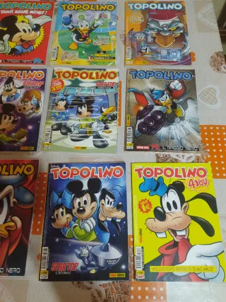Set di Fumetti di Topolino anni 2014 - 2015 - 2016