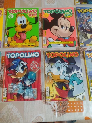 Set di Fumetti di Topolino anni 2014 - 2015 - 2016