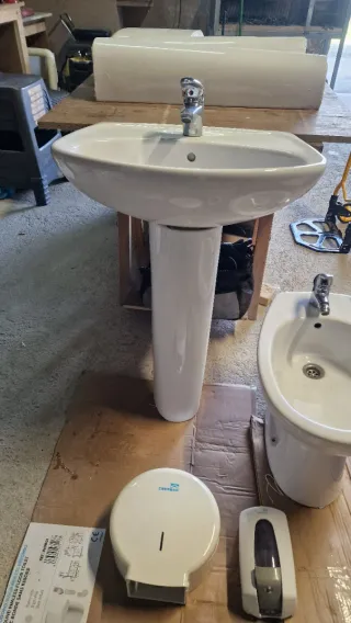 Conjunto sala de baño Sanitana  Blanco..