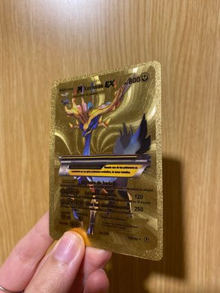 Carta Pokémon Xerneas EX Millones Dorada