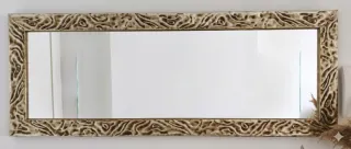 Espejo Marco Madera Dorado