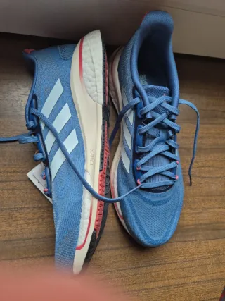 Adidas Supernova+ W Talla 40 2/3 Azul/Roja