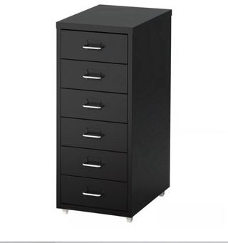 Cajonera Metal Negra Ikea Helmer