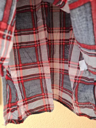 Camisa cuadros bolsillos