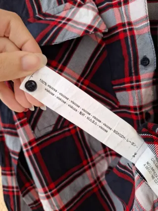 Camisa cuadros bolsillos