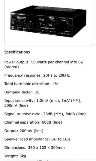 Equipo de música Technics negro