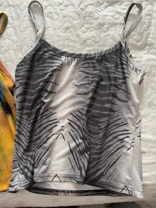 Crop top vintage multicolor