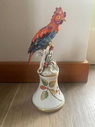 Porcellane con uccelli esotici - Cacciapuoti