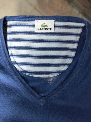 Jersey Lacoste Azul Marino Vintage