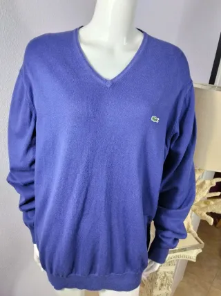 Jersey Lacoste Azul Marino Vintage
