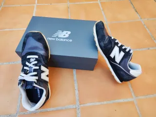 Zapatillas New Balance Gris y Blanco