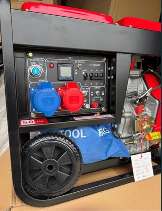 Generador diésel de 7,5 kW con arranque eléctrico