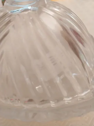 Porta bon bon cristallo stampato