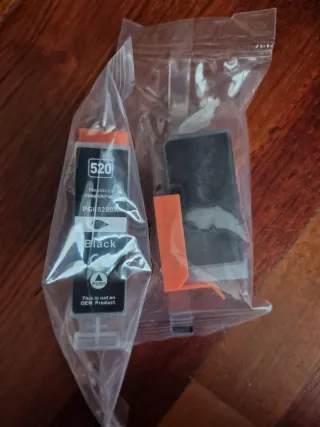 Cartuchos Tinta Canon CLI-521 BK, C, M, Y